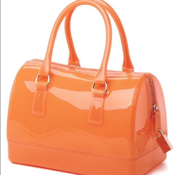 Beautiful Orange Jelly Purse - Picture 10 of 12